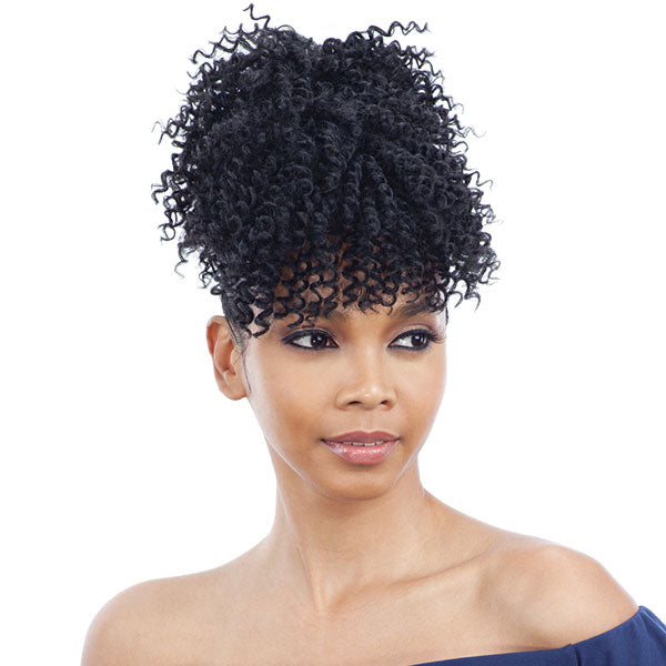 Model Model Ponytail and Bang Drawstring Ponytail - SPRING