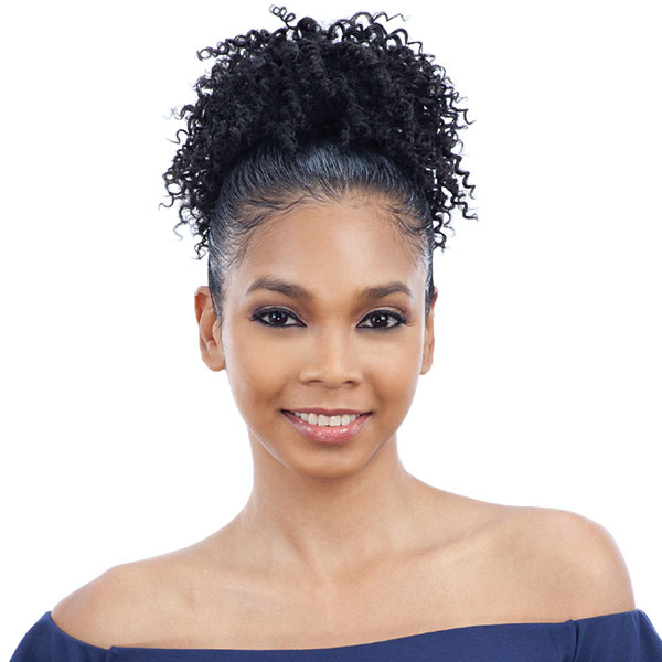 Model Model Ponytail and Bang Drawstring Ponytail - SPRING
