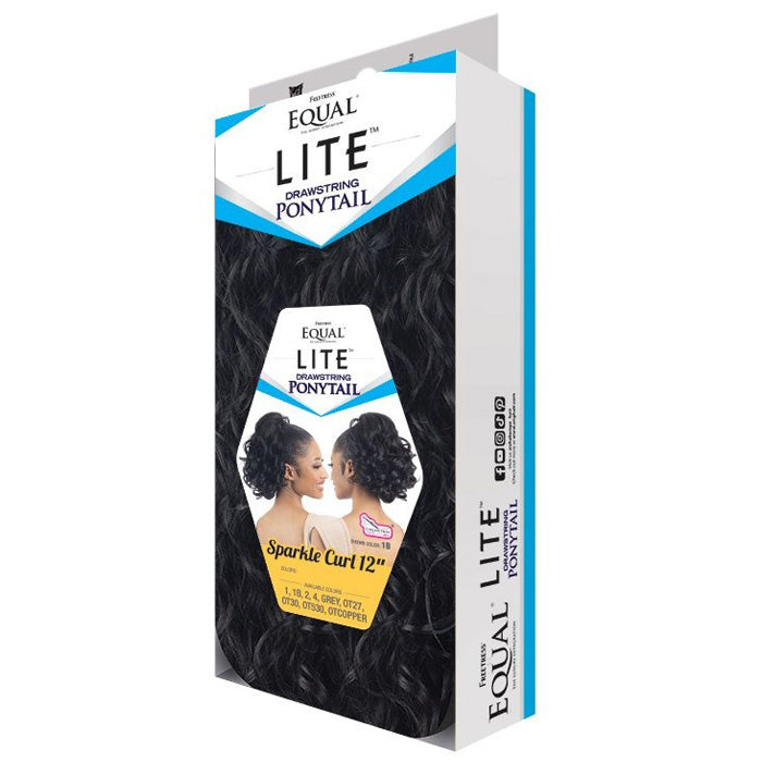 Shake N Go Equal Lite Drawstring Ponytail - SPARKLE CURL 12"