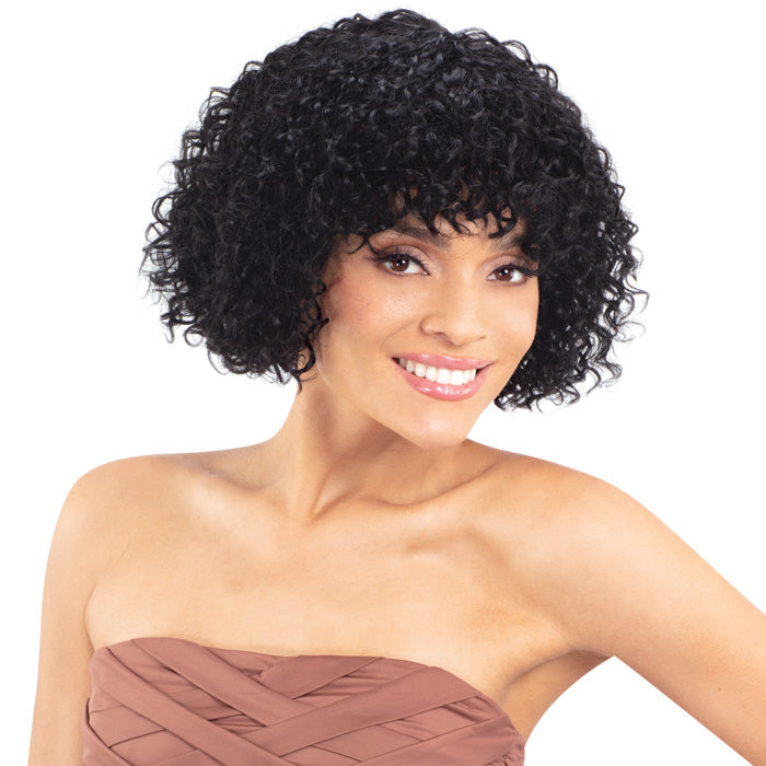 Shake N Go Golden 100% Human Hair Full Wig - MONIFAH