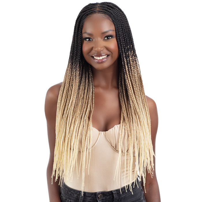 FreeTress Equal Premium Braided 5x5 HD Lace Front Wig - DIAMOND PART BRAID 28