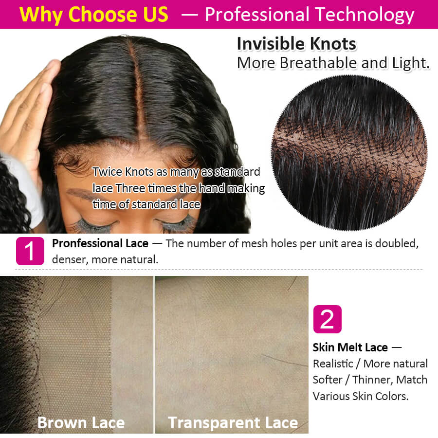 4x4 HD Transparent Lace Closure Deep Wave Human Hair Closure Natural Black Hair Top Swiss Lace