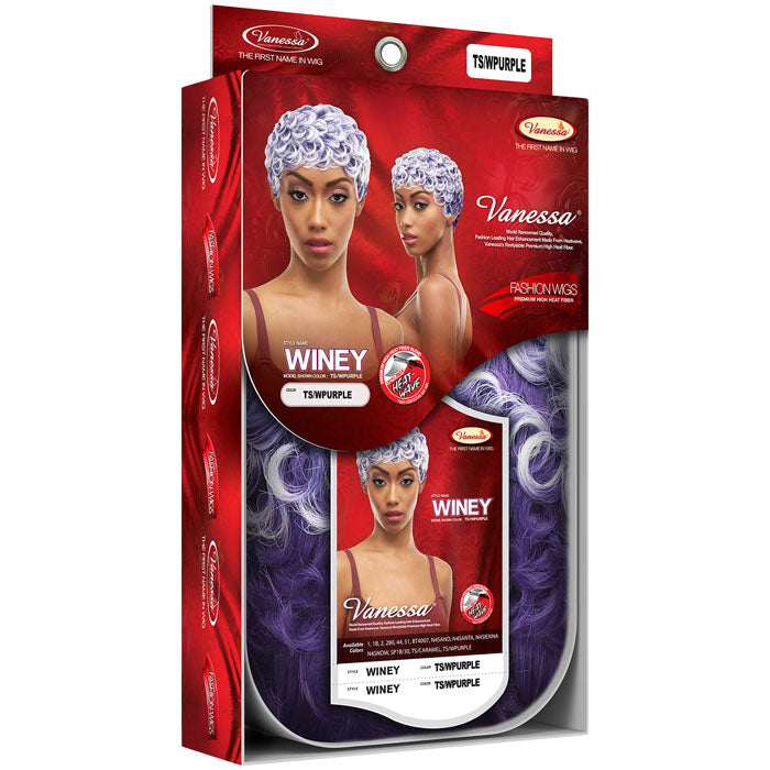 Vanessa Fashion Full Wig  - WINEY
