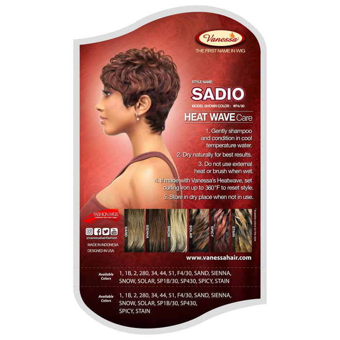 Vanessa Fashion Full Wig - SADIO
