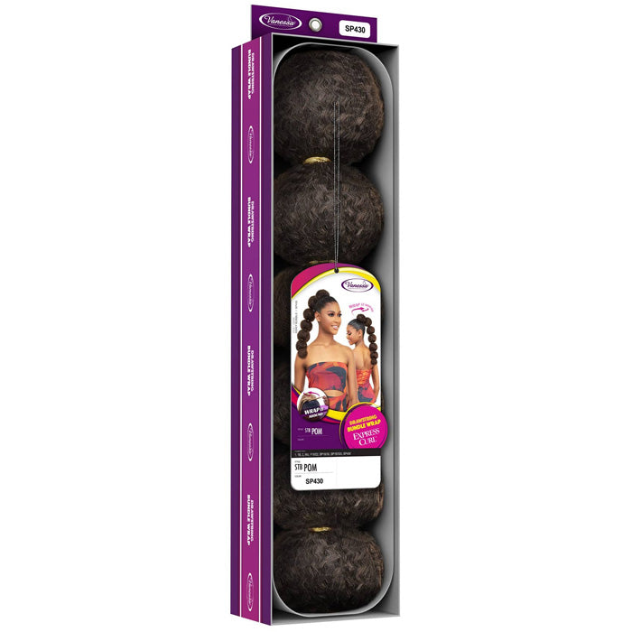 Vanessa Express Curl Hair Drawstring Bundle Wrap Ponytail - STB POM