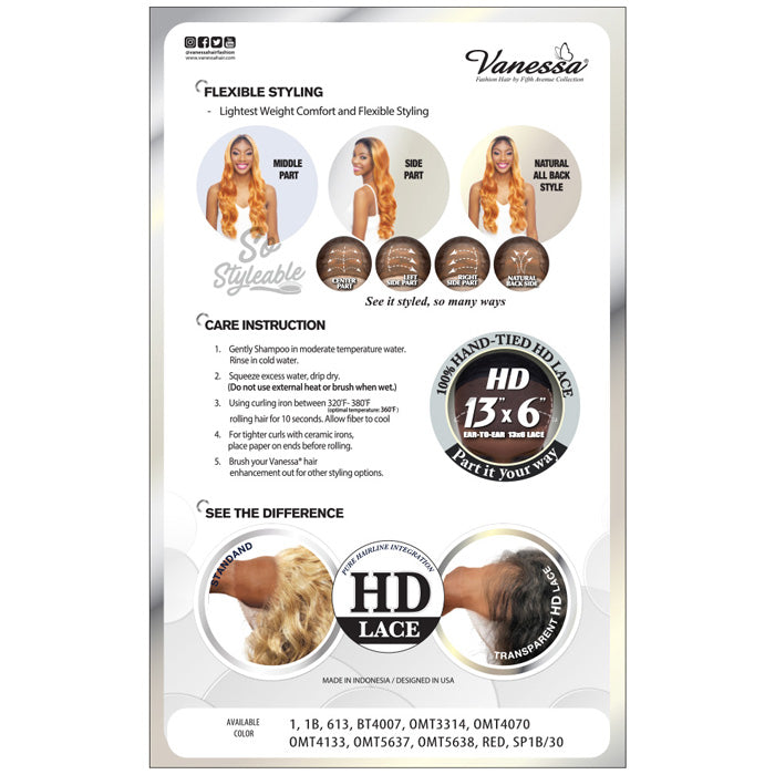 Vanessa View 136 HD 13x6 Lace Front Wig - VIEW136 DAGO