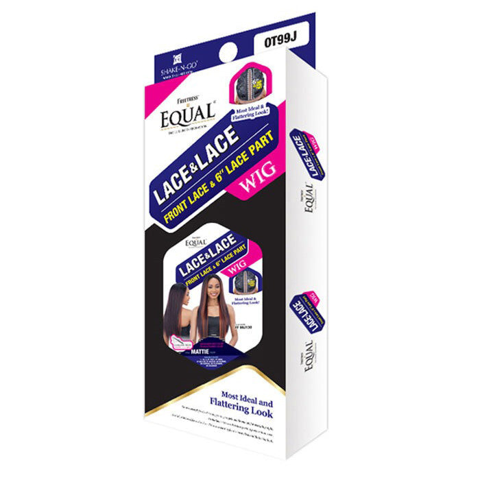 Freetress Equal Lace & Lace 6" Part Lace Front Wig - MATTIE