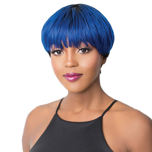It's a Cap Weave Human Hair Wig - HH TATA