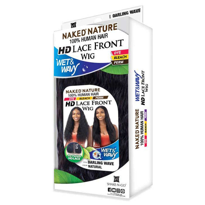 Shake N Go Naked 100% Human Hair HD Lace Front Part Wet & Wavy Wig - DARLING WAVE