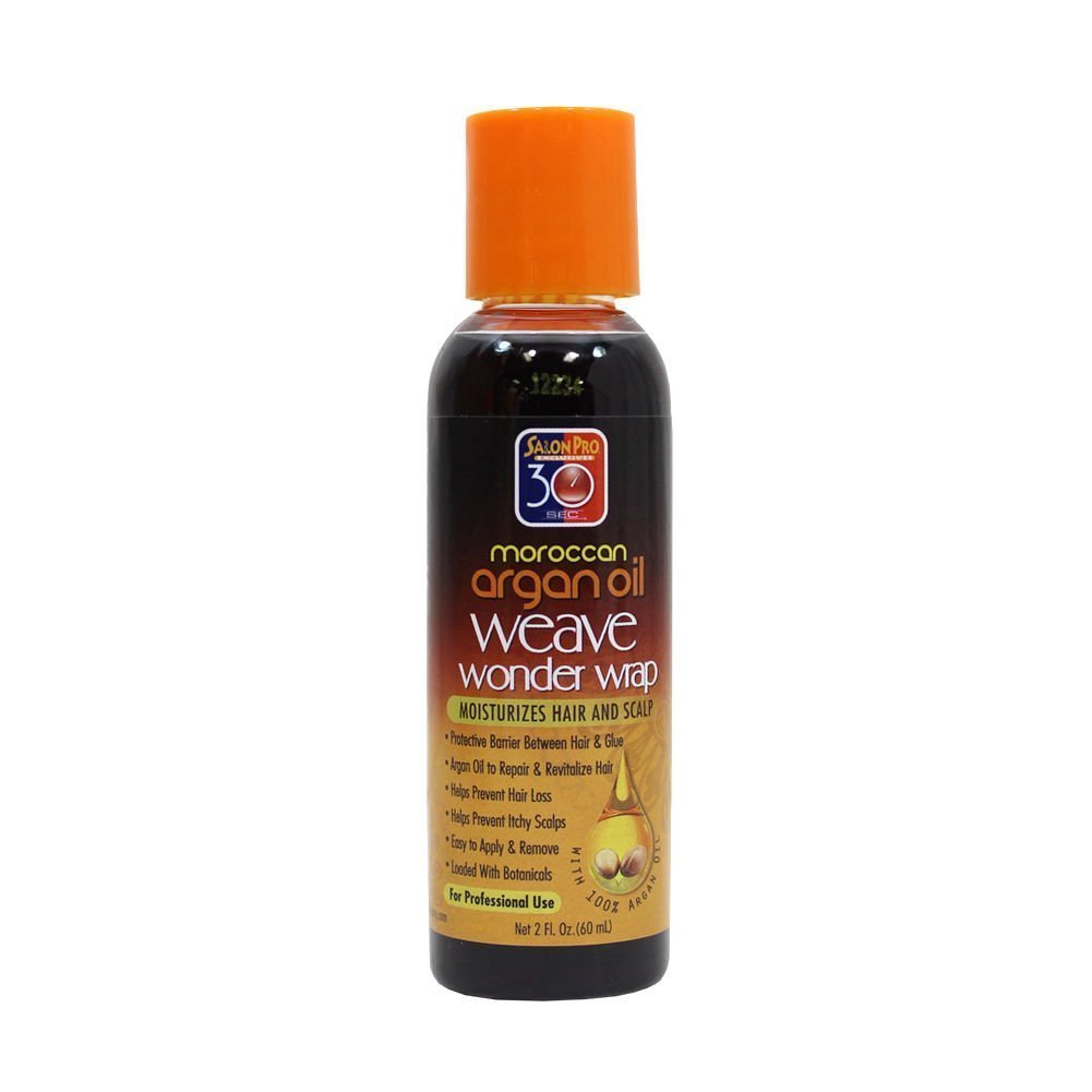 Salon Pro 30 Sec Moroccan Argan Oil Weave Wonder Wrap - DARK 2 oz