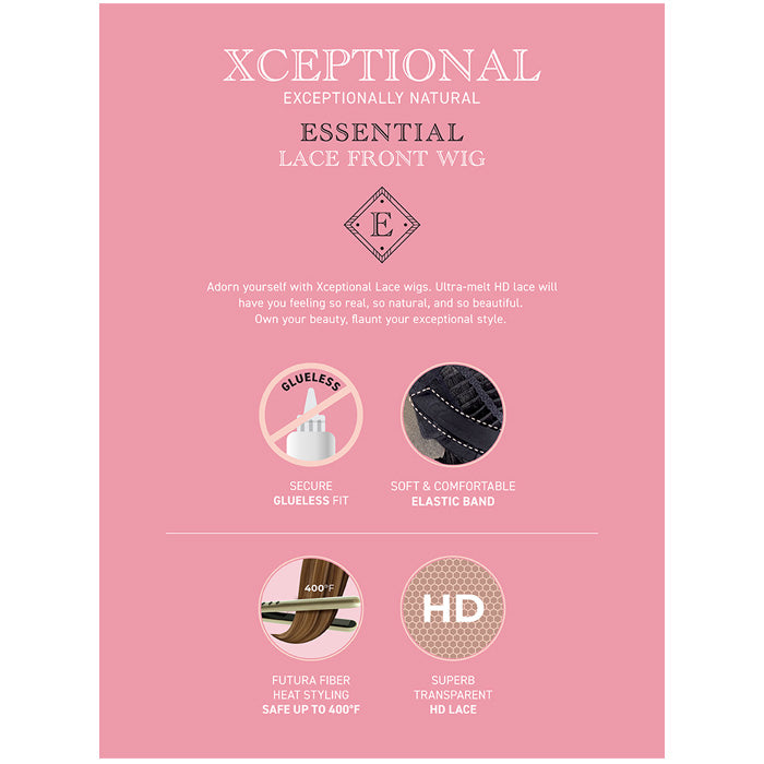 Vivace Xceptional Natural Essential Glueless HD Lace Front Wig - ESSENTIAL UNIT 22