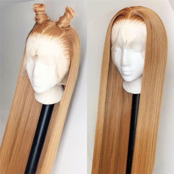 #27 Colored Lace Front Wigs For Women 13*4 HD Lace Straight & Body Wave Human Hair Wigs