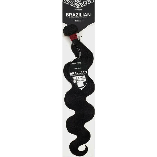 Zury Hollywood Brazilian 100% Remy Unprocessed Human Hair Weave - S-BODY 10-20"