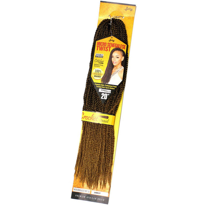 Zury Sis Bulk & Braid MICRO SENEGALESE TWIST 20 Inch (100% Hand Braided)