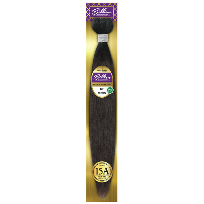 Hollywood Billion 15A Brazilian Virgin Remy 100% Unprocessed Human Hair Weave - STRAIGHT 10-28"