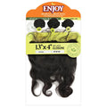 Zury Sis ENJOY 100% Human Hair Weave 10"-20" + 13x4 HD Lace Closure - S-BODY